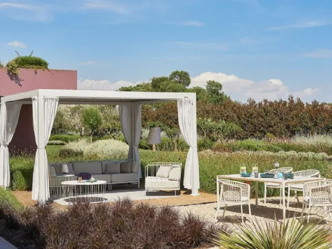 Arredo da esterno con gazebo Cannolè